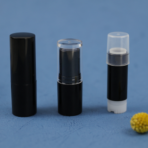 LP-01/LP-02 Ống son môi có thể đổ lại màu đen Bao bì ống son môi mỹ phẩm