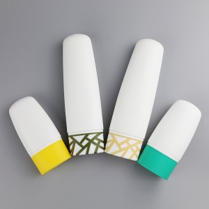 PB08椭圆空粉瓶挤压化妆瓶