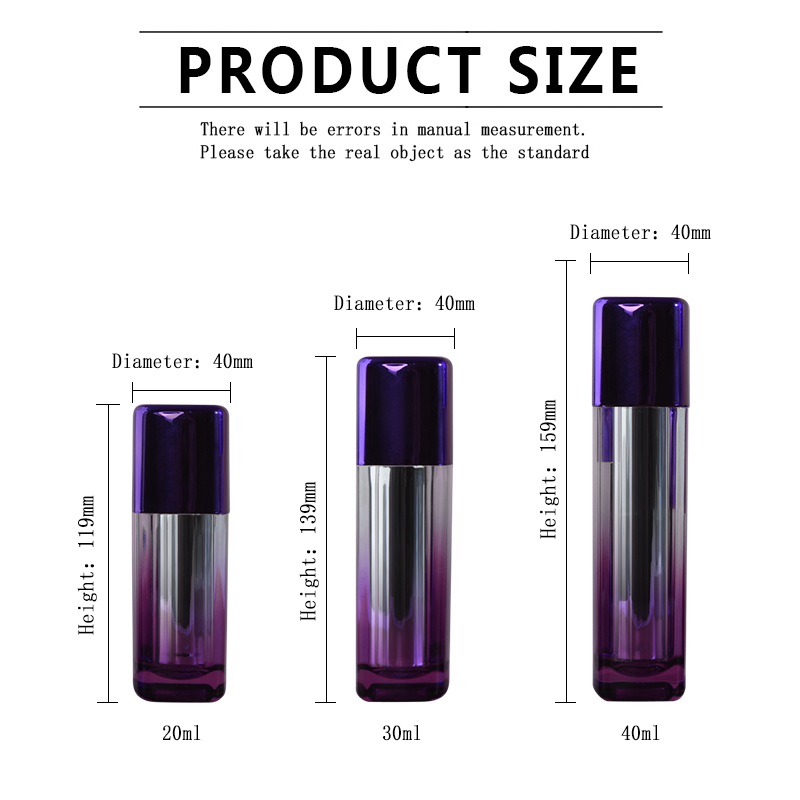 pa117 refillable airless bottle