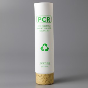 TU06 Tabung Kosmetik PCR Tabung Peras Kosmetik Hijau Ramah Lingkungan