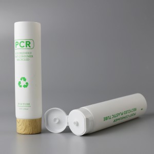 Opcións de PCR Embalaxe de tubos ecolóxicos cosméticos verdes