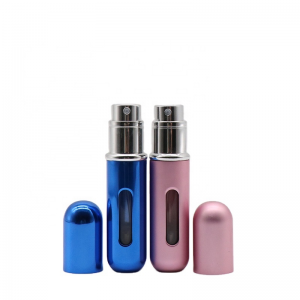 5ml Aluminium Mini Spray Perfume Refillable Bottle