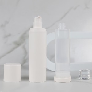 ଲୋସନ ସେରମ୍ ପାଇଁ PA97 30ml 50ml 100ml PCR ରିଫିଲେବଲ୍ ଏୟାରଲେସ୍ ପମ୍ପ ବୋତଲ |