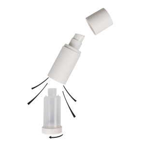 30ml 50ml 100ml PCR Refillable Airless Pump Bottle For Lotion Serum