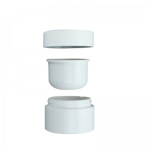 PJ56-1 Grosir 50g 100g PP Cream Jar Isi Ulang Dengan Sendok