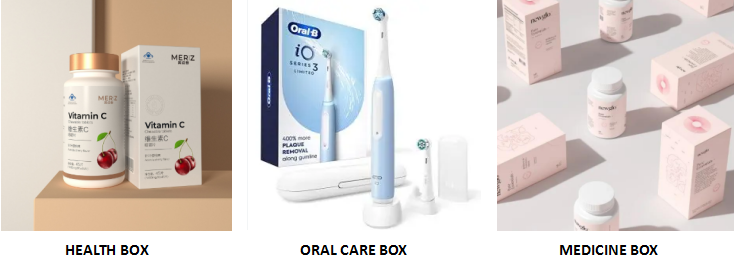 skincare box oral care box tide play box