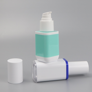 PA108 30ml 50ml Square Airless Serum Bottle Skincare Packaging Supplier