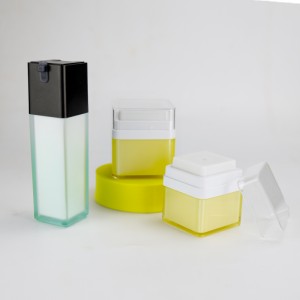 PA84 批发 70ml 方形无气乳液泵瓶