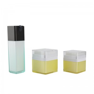 PA84 Engros 70ml Square Airless Lotion Pump Bottle