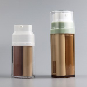 OEM Tri-Chamber Airless Bottle For Serum Lotion