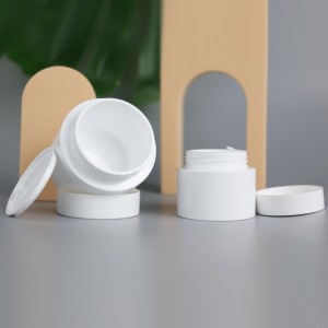 30g 50g ئاق رەڭلىك سۇلياۋ قايماق قاچا بەدەننىڭ يۈز چاپلىقى يۈز چاپلىقى ئۈچۈن